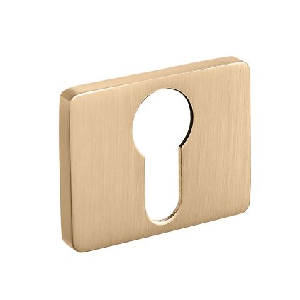 Kuchinox, kilincsrozetta cilinderbetétnek való furattal, matt arany, LAV-LP2_G02A