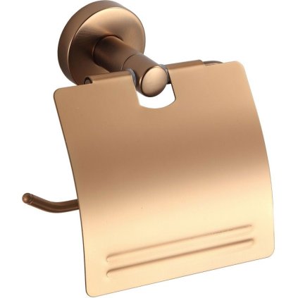 Mexen Remo, WC-papírtartó fedéllel, matt réz, 7050733-65