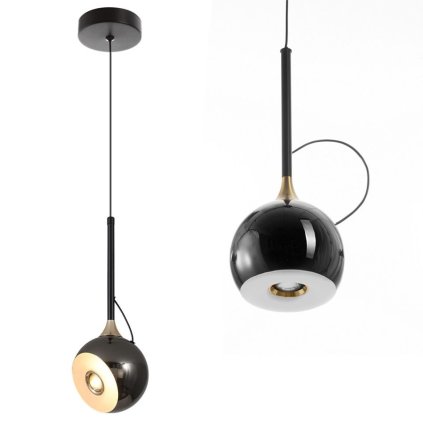 Rea, LED LÁMPA G087-1CP FEKETE KRÓM, OSW-09704