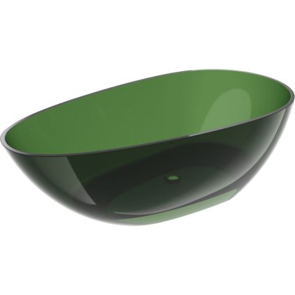 Mexen Glass, szabadon álló átlátszó kád 170 x 85 cm, króm dugóval, 58061708502