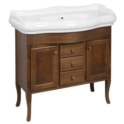 Sapho, RETRO mosdószekrény 89x80x48cm, bükk, 1620