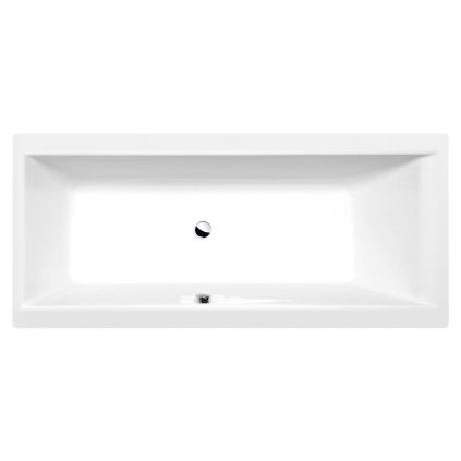 Polysan, CLEO téglalap alakú kád 180x80x48cm, fehér, 95611