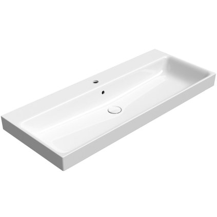 GSI, NUBES kerámia mosdó 120x50cm, fehér ExtraGlaze, 9624111