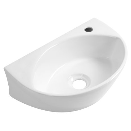 Aqualine, LIZA kerámia mosdó 40x27cm, fehér, NP412