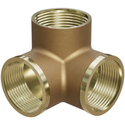 Mexen BRASS sárgaréz ág 3D 1/2 GW x 1/2 GW x 1/2 GW - W97425-121212