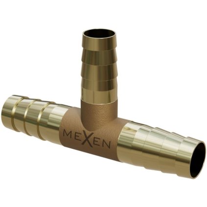 Mexen BRASS sárgaréz T-idom 10 x 10 x 10 mm-es tömlőhöz - W97428-101010
