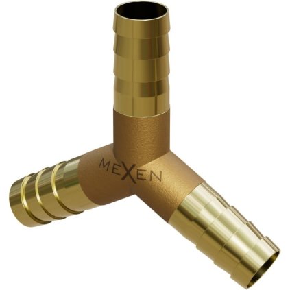 Mexen BRASS Y sárgaréz tömlőcsatlakozó 8 x 8 x 8 mm - W97429-080808