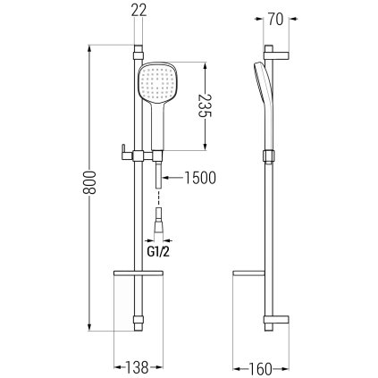 48550 2 mexen sprchovy set dq33 cierna 785334581 70