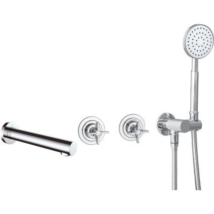 641317 bath mixer concealed with shower set