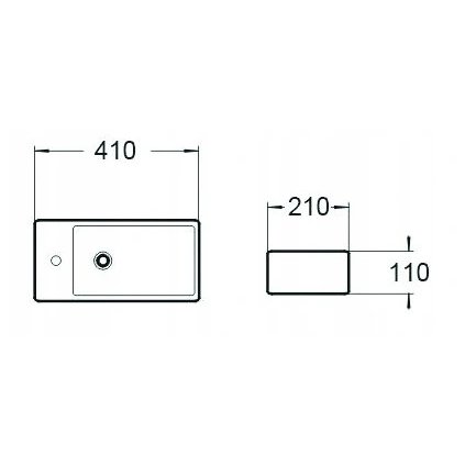 49672 1 mexen inez umyvadlo 40x20 cm cierna 21484085r