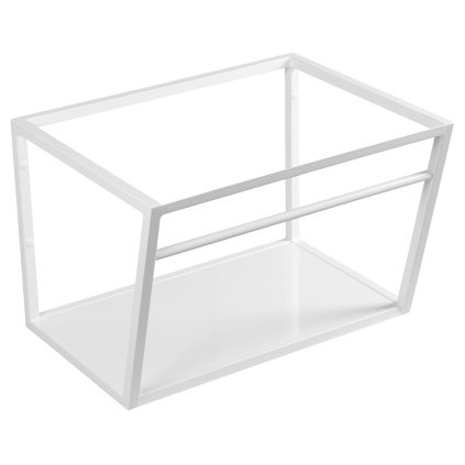 Sapho, SKA Mosdószerkezet 600x400x460mm, fehér matt, fehér MDF polccal, SKA111