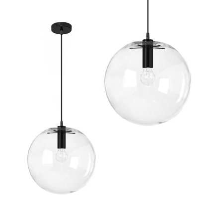Szerszámlámpa - Lassi függőlámpa 30cm APP308-1CP, E27, fekete, OSW-00340