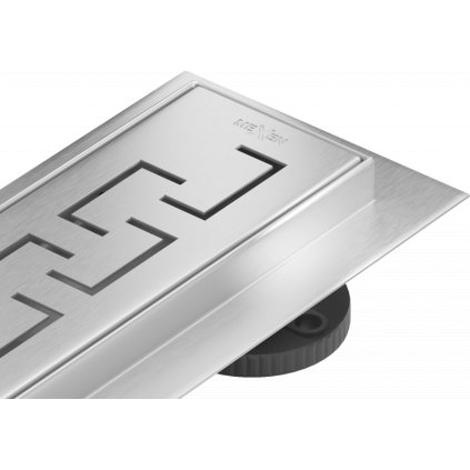 Mexen Lapos rozsdamentes acél zuhanyfolyó 50 cm minta M15, 1024050-15