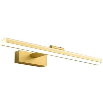 170220 7 toolight led kupelnove nastenne svietidlo nad zrkadlo 40cm 8w 1200lm 4000k app833 1w zlata osw 07011