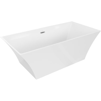 Mexen IBIZA SZABADON ÁLLÓ KÜRDŐKÁD, Fehér 170 x 80 CM + automata szifon, 57021708000