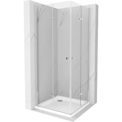 155169 mexen lima duo sprchovy kut 100 dvere x 100 dvere cm 6mm cire sklo chromovy profil slim sprchova vanicka 5cm 856 100 100 01 02 4010