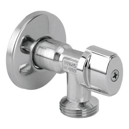 Sapho, Mosógép szelep L-85 1 / 2'x3 / 4 ', anktikai, króm