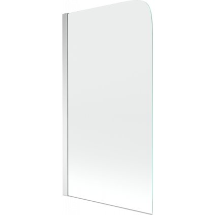 Mexen FELIX, kádparaván, 1 lapos, 80 x 140 cm, króm átlátszó, 890-080-001-01-00