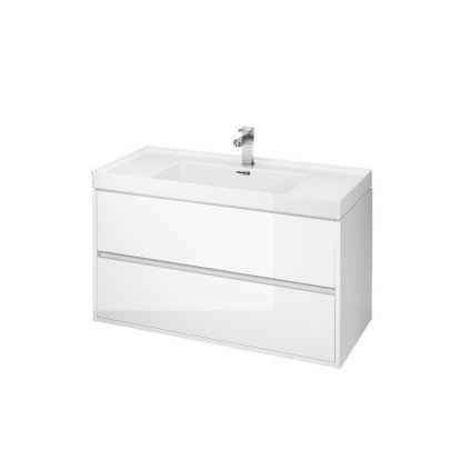 58705 cersanit skrinka s umyvadlom 100cm biely lesk cersanit crea s924 021 k114 018
