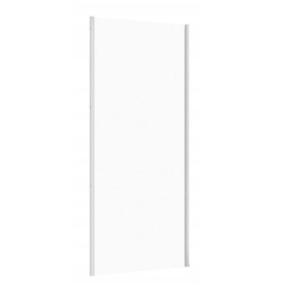 Cersanit LARGA, oldalfal zuhanykabinokhoz 90x195cm, króm színű, átlátszó üveg, S932-132