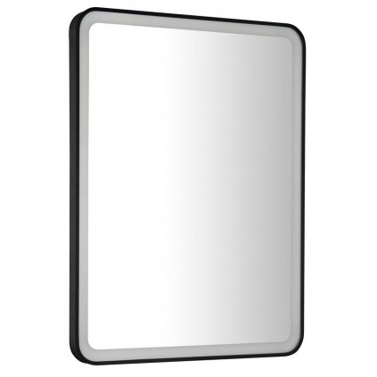 185661 5 sapho venero zrkadlo s led osvetlenim 60x80cm cierna