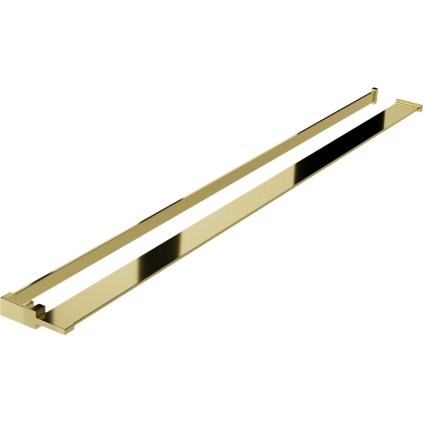 Mexen kiegészítők, polc/törülközőtartó zuhanyparavánhoz (max. 140cm), arany, 800-02-50