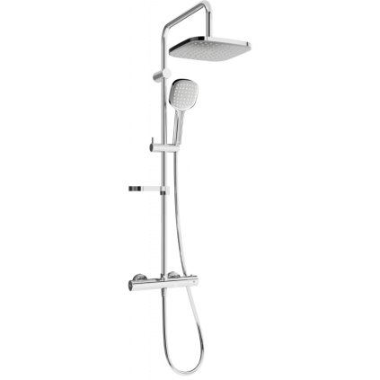 Mexen KX33 zuhanygarnitúra termosztatikus csaptelep Kai, króm, 771503391-00