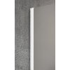 Sapho, VARIO WHITE egyrészes zuhanyparaván falra szerelhető, füstölt üveg, 1300 mm, GX1313GX1015