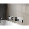 Mexen X-Wall-NR, polc a csempe alá beágyazáshoz gallér nélkül 45 x 20 cm, acél, 1911452010