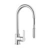 Invena Elia, szabadon álló mosogató csaptelep kihúzható kifolyóval, króm, INV-BZ-89-W01-C