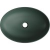 Mexen Cornelia, asztali mosogató 50 x 36 cm, sötétzöld matt, 21885047
