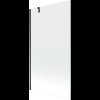 Mexen Next, kádparaván 1 szárny 90 x 150 cm, fix szárny, 6 mm átlátszó üveg, fekete profil, 895-090-000-00-00-70