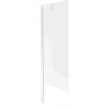 Mexen Next, kádparaván 1 szárny 60 x 150 cm, fix szárny, 6 mm matt üveg, fehér profil, 895-060-000-00-30-20