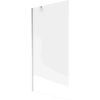 Mexen Next, kádparaván 1 szárny 90 x 150 cm, fix szárny, 6 mm matt üveg, króm profil, 895-090-000-00-30-01