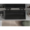 Mexen Ava, munkalap mosogató konglomerátumból B/O 100 x 46 cm, fekete matt, 23011070