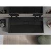 Mexen Ava, munkalap mosogató konglomerátumból B/O 100 x 46 cm, fekete matt, 23011070