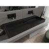 Mexen Ava, munkalap mosogató konglomerátumból B/O 120 x 46 cm, fekete matt, 23011270