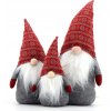 Tutumi, karácsonyi törpe 40cm YX019, szürke-piros, CHR-00639