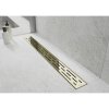 Mexen Flat 360°, rozsdamentes acél zuhanyfolyó, M01 modell 60 cm, arany fényes, 1520060-40