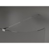 Mexen Kioto, lekerekített zuhanyparaván 130 x 200 cm, 8 mm átlátszó üveg, króm profil, 800-130-101-01-06