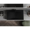 Mexen Poli, munkalap mosogató konglomerátumból 1/O 80 x 48 cm, fekete matt, 23028071