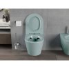 Mexen Rico, falra akasztható WC Rimless WC-ülőkével slim, duroplast, zöld matt, 30724048