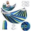 Bluegarden, 2-osobová záhradná hojdacia sieť 200x150 cm, modrá-zelená, OGR-09029