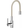 Mexen FLEX - Magas csap / mosogató, bézs / króm, 670900-09
