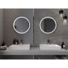 Mexen Gobi, LED kör alakú fürdoszobai tükör háttérvilágítással 60 cm, 6000K, páramentes, 9801-060-060-611-00