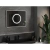 Mexen Koga, LED fürdoszobai tükör háttérvilágítással 80 x 60 cm, 6000K, páramentes, 9821-080-060-611-00