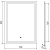 Mexen Miko, LED fürdoszobai tükör háttérvilágítással 60 x 80 cm, 6000K, páramentes, 9819-060-080-611-00