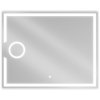 Mexen Onyx, LED fürdoszobai tükör háttérvilágítással és kozmetikai tükörrel 100x80 cm, 6000K, páramentesíto, 9813-100-080-611-00
