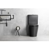 Sapho, PACO RIMLESS WC kombi, alsó/hátsó hulladék, fekete, PC1012WRB