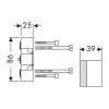 Hansgrohe Univerzális szerelőtestek, az alaptest meghosszabbítása iBox universal, 13595000